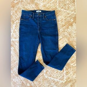 Madewell 10" High-Rise Skinny
Denim Jeans in Hayes Wash Stretch
Women Size 30